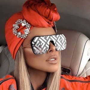 COPY - F logo square mirror sunglasses